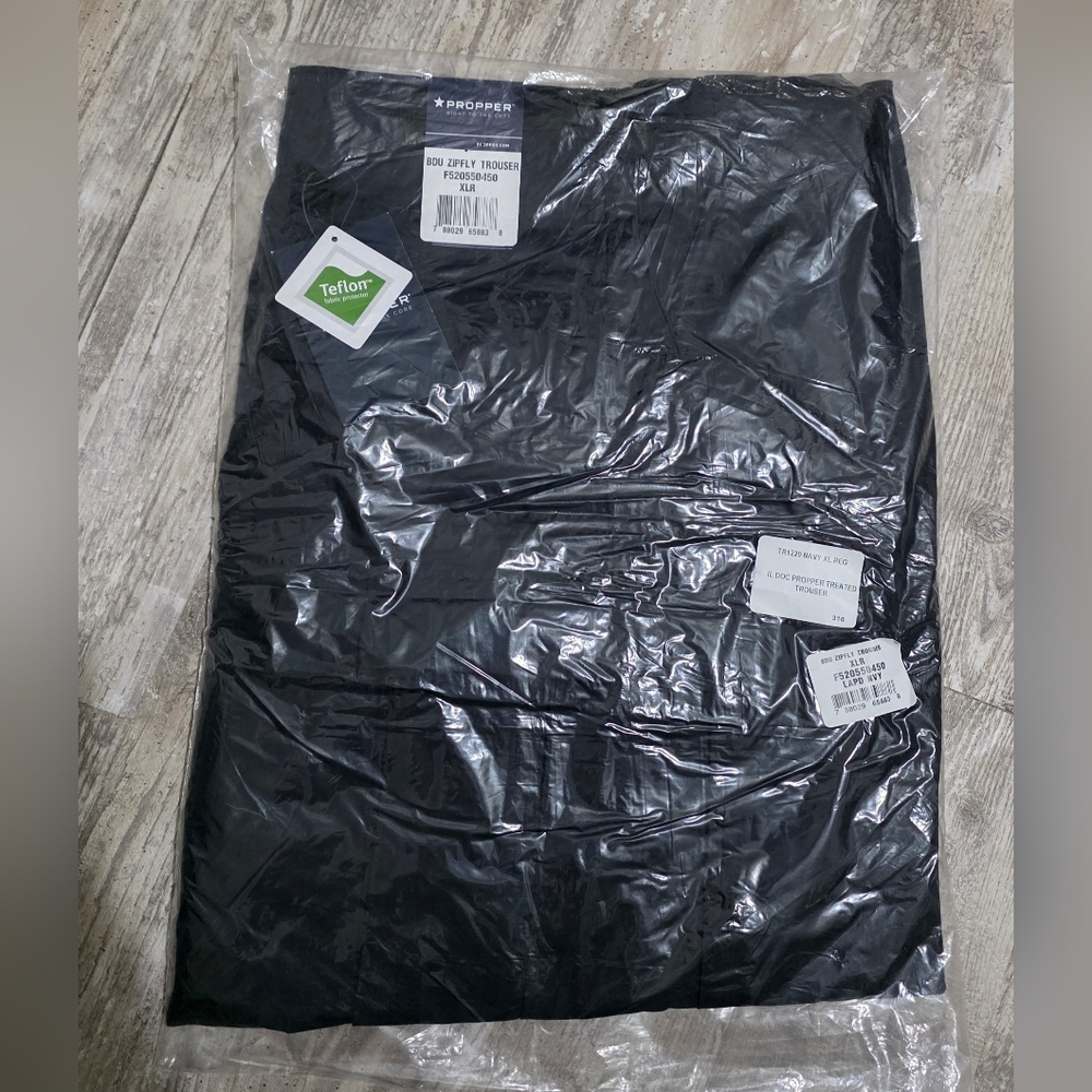 NWT Propper BDU Zipfly Trouser Teflon Protection Mens Navy Size XLR DOC